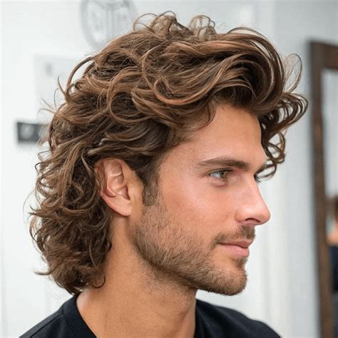 Wavy Perm Men Hairstyle - Modern Looks & Maintenance Guide