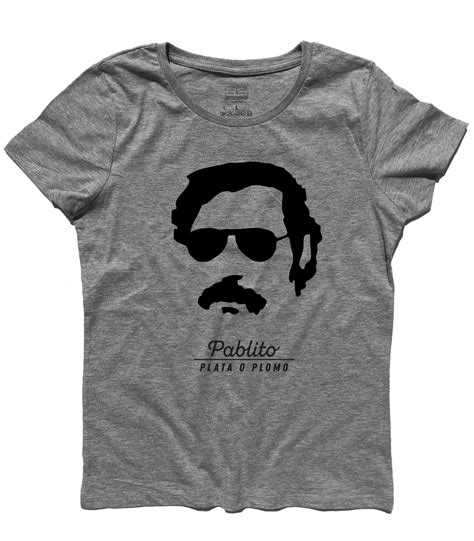 Pablo Escobar t-shirt donna - Plata o Plomo - 3Stylershop