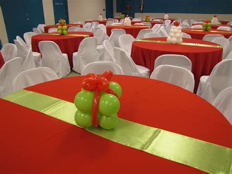Christmas Party Table Decorations Company Party