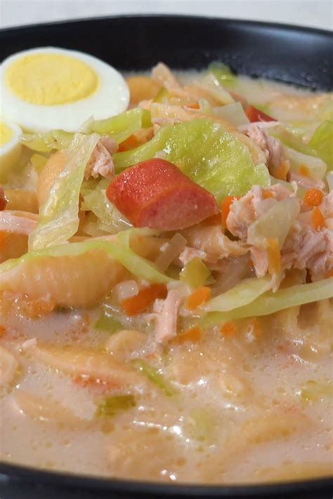 Pinoy Chicken Sopas Recipe