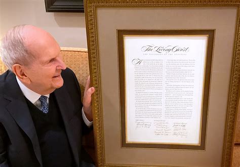 President Russell M. Nelson celebrates 25 years of 'The Living Christ ...