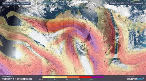 Australia getting hammered by two jet streams