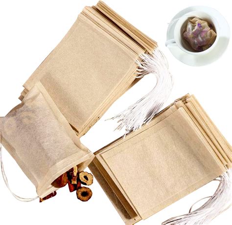 Amazon.com: NEPAK 200Pcs Tea Filter Bags for Loose Tea,3.15 x 3.94 inch ...