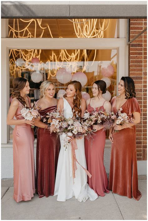 Mixed Bridesmaid Dresses, Mix Match Bridesmaids, Fall Bridesmaids, Bridesmaid Dress Colors ...