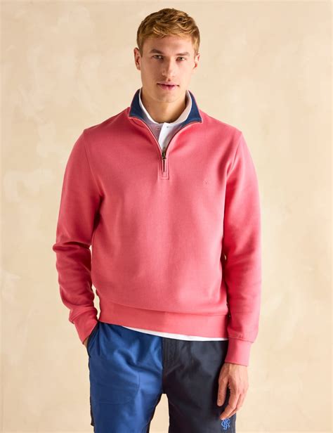 Men's Half-Zip Jumpers at M&S