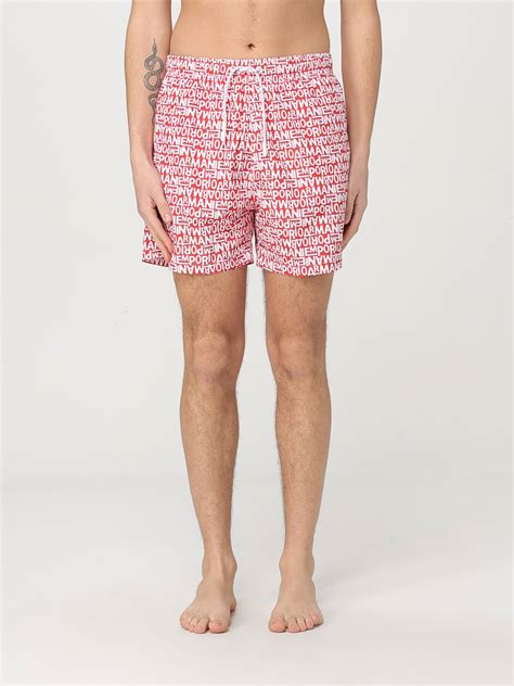 EMPORIO ARMANI SWIMWEAR: Swimsuit men - Red | Emporio Armani Swimwear ...