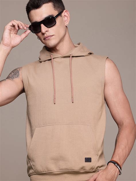 Buy The Roadster Life Co. Sleeveless Hooded Sweatshirt - Sweatshirts ...