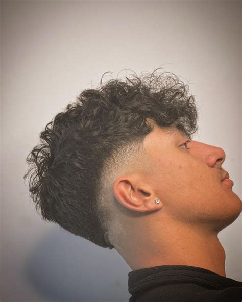 Low Taper Fade For Curly Hair