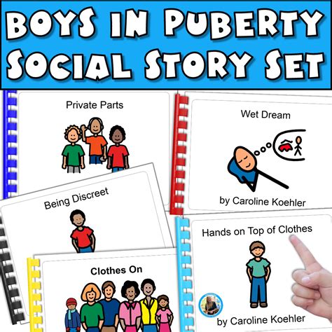 Social Stories for Boys | Autism Puberty Social Story Set - Caroline Koehler at Celavora Education