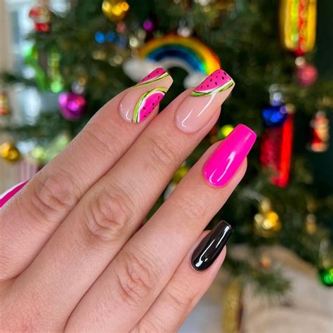 20 Watermelon Nail Designs - Sweet Money Bee