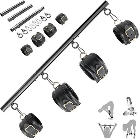 Amazon.com: BDSM Bondage Restraints with Handcuffs Ankle Cuffs for ...