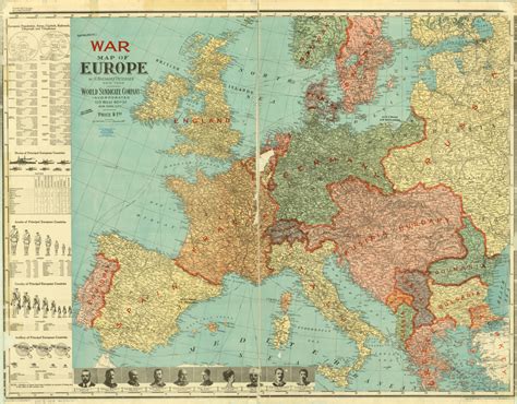 Europe World War 1 Map