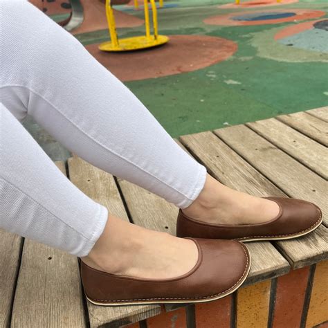 Leather Barefoot Ballet Flats: Zero Drop Slip-on Shoes - Etsy