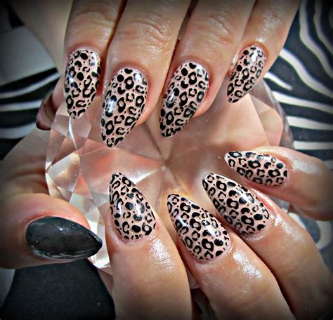 Acrylic Nails Cheetah Print Designs