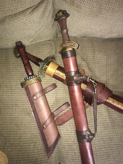 Leather/EVA foam sheath and scabbards : r/LARP