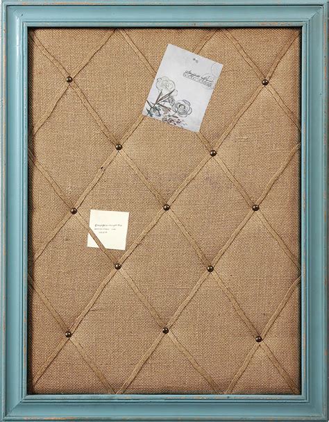 Amazon.com : SOFE Fabric Bulletin Board Memo Board 21"×27", Large Cork ...