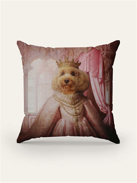 The Spoiled Princess - Custom Pet Cushion · Purr & Mutt