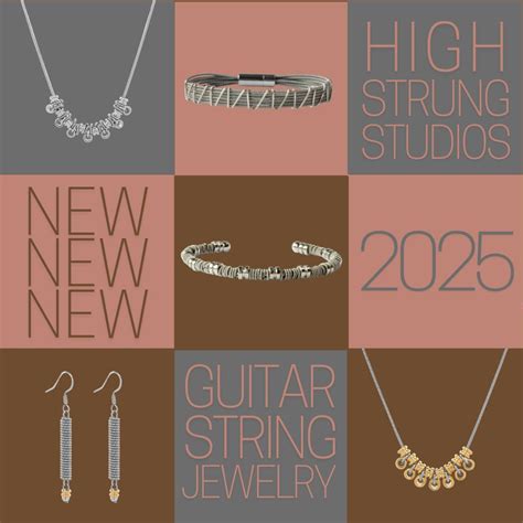 High Strung Studios Guitar String Jewelry