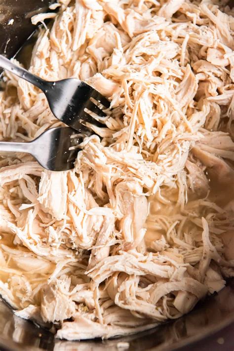 Crockpot Shredded Chicken Recipe - The Cookie Rookie®