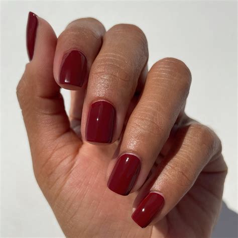 Dark Red Nail Polish Blood Red Crimson Creme Nail Polish - Etsy