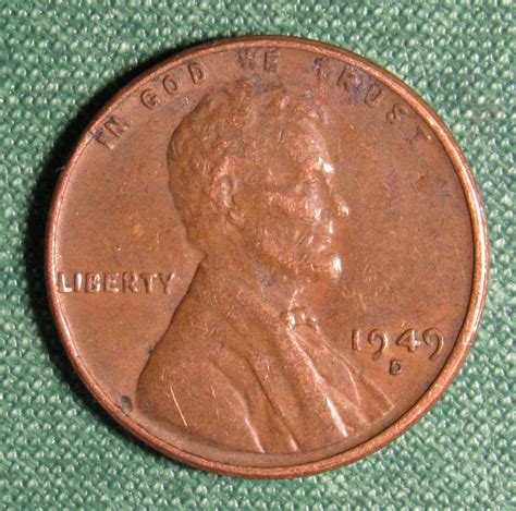 1949 D Wheat Back Lincoln Cent - For Sale, Buy Now Online - Item #924410