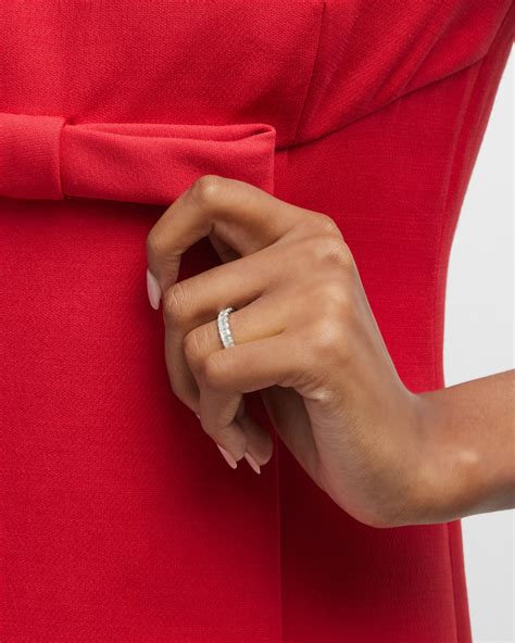 Neiman Marcus Diamonds 18K White Gold Emerald-Cut Diamond Eternity Band, 3.0tcw | Neiman Marcus