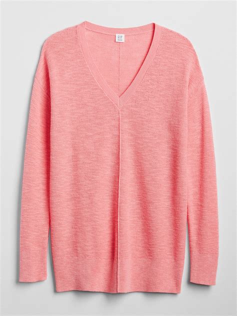 Pullover V-Neck Sweater Tunic | Gap