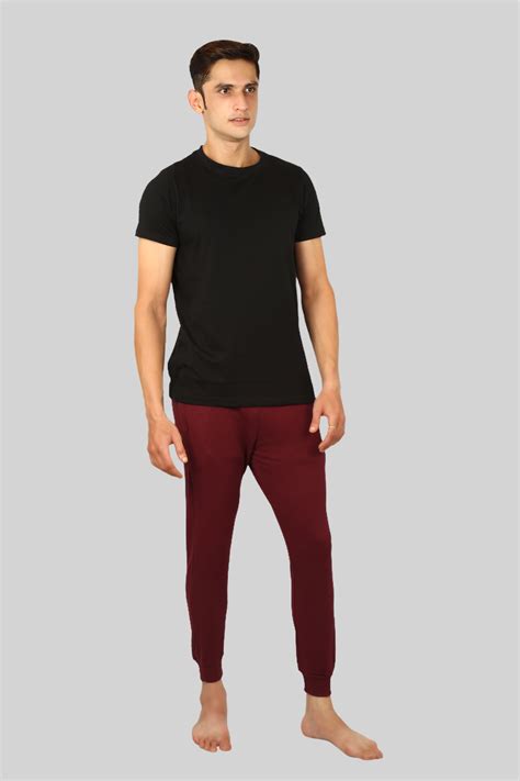 Maroon casual premium Popcorn Track Pant for mens – Albatross Clothing