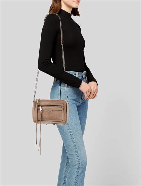 Rebecca Minkoff Suede Crossbody Bag - Green Crossbody Bags, Handbags ...