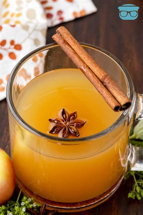 Warm Apple Cider Cocktail - The Country Cook