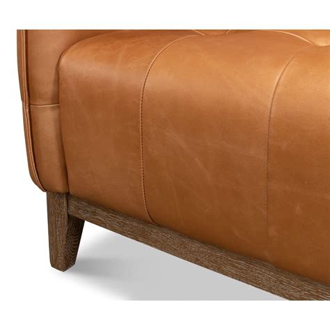 Mid-Century Style Leather Sofa For Sale at 1stDibs | mid century ...