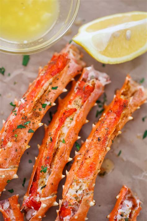 Baked King Crab Legs - Cooked by Julie