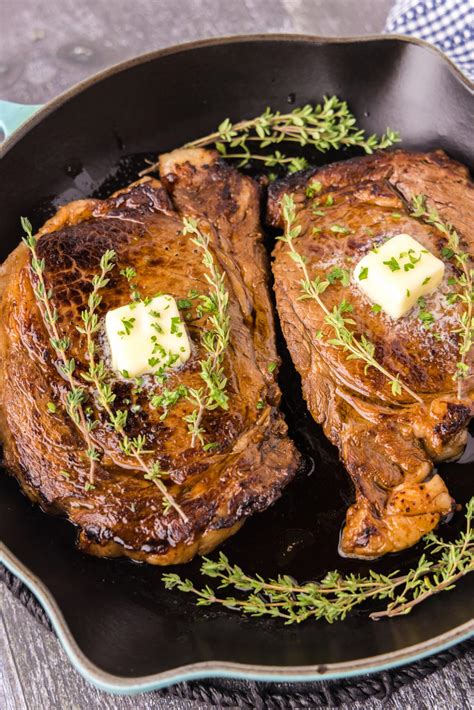 Cast Iron Ribeye - Amanda's Cookin' - Father's Day