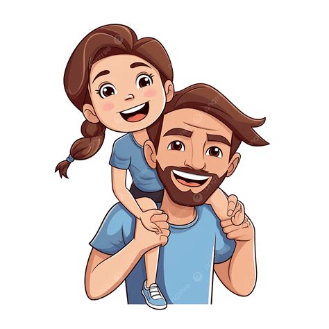 Father And Daughter Clip Art, Cartoon, Child, Kid PNG Transparent Image and Clipart for Free ...