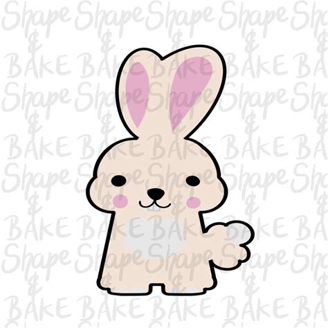Full rabbit cookie cutter – Shape and Bake