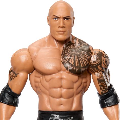 WWE Basic Series 141 The Rock Action Figure