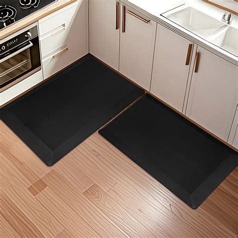 Amazon.com: 2 PCS Anti Fatigue Kitchen Mats for Floor, 9/10 Extra Thick ...