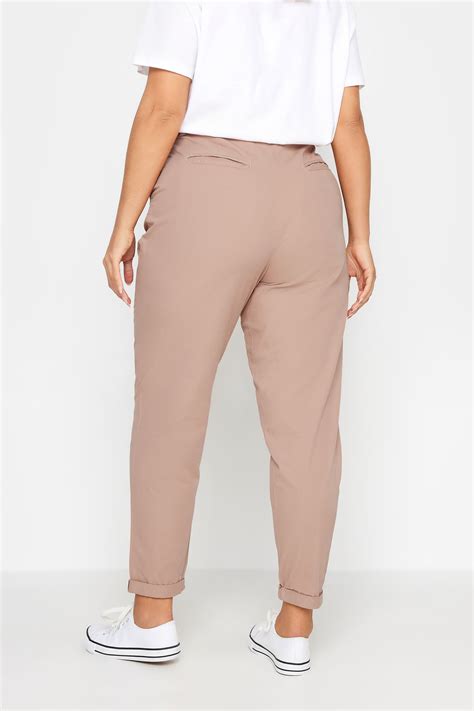 YOURS Plus Size Blush Pink Straight Leg Chino Trousers | Yours Clothing