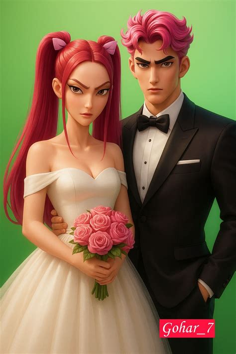 Mira and Abby Wedding.Kpop demon hunters . nel 2025