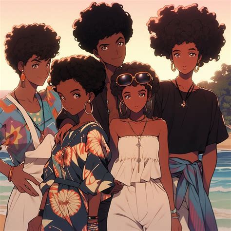 Pin on Afro anime art