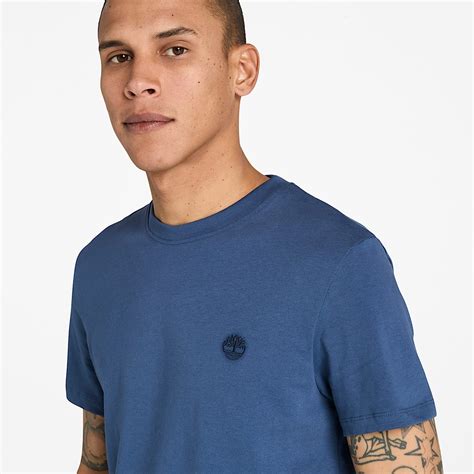 Dunstan River Short-Sleeve T-Shirt for Men in Dark Blue