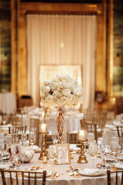 Timeless Black, White, & Gold Wedding at The Pennsylvanian | Gold ...