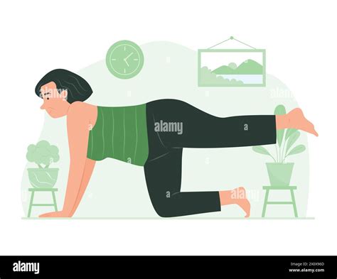Senior exercise cartoon hi-res stock photography and images - Alamy