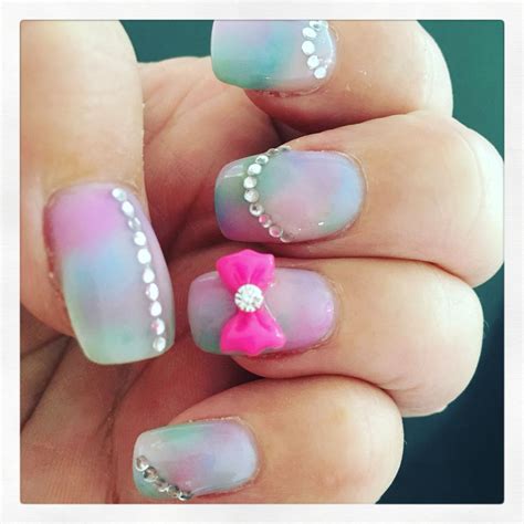 Bows and pastels nails 💗💗 | Nail art, Pastel nails, Nails