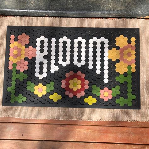 Welcome letterfolk tile mat design – Artofit