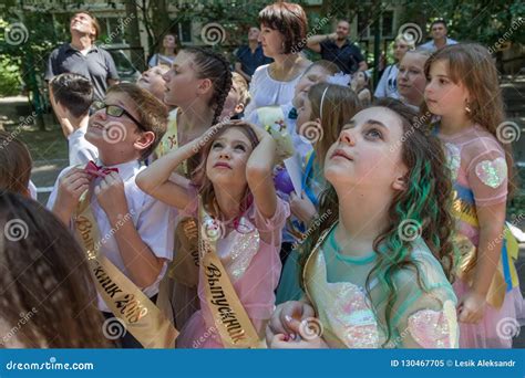 Odessa, Ukraine - May 31,2018: Children`s Musical Group Sing and ...