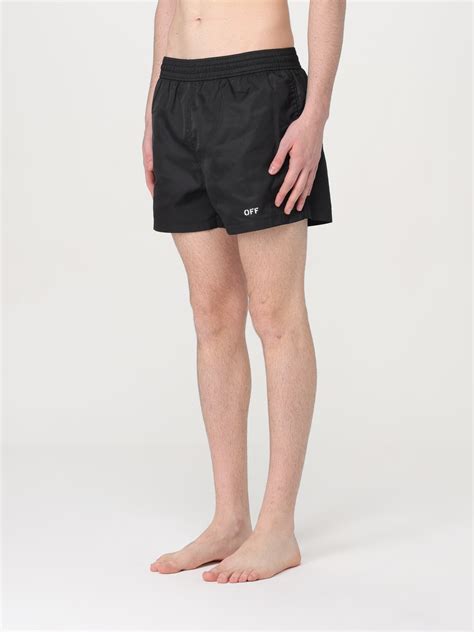 OFF-WHITE: Swimsuit men - Black | Off-White swimsuit OMFD011C99FAB001 ...
