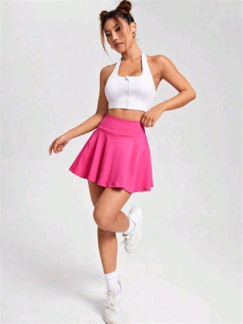 Falda Short deportiva unitalla | Shorts de moda, Falda deportiva rosa ...