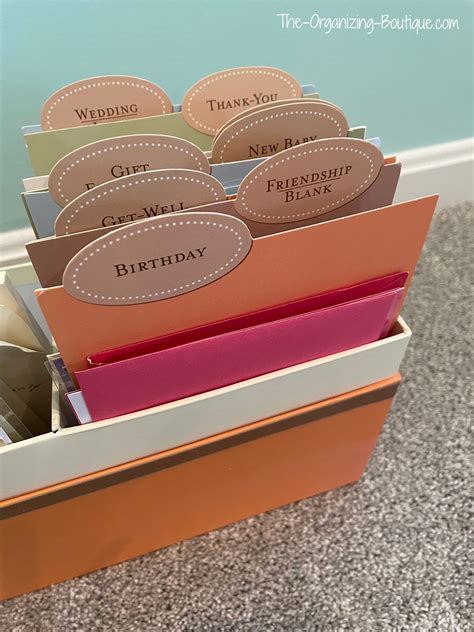 Greeting Card Box Storage at Henry Storms blog