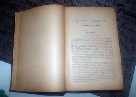 Antique (1896) hardcover book Lorna Doone by R.D. Blackmore published ...